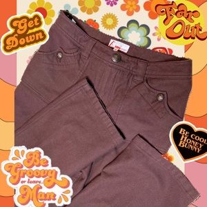 ‼️RARE VINTAGE RETRO JAPANESE DESIGNER ELLE WOOL PANTS SILK LINING🎋😍